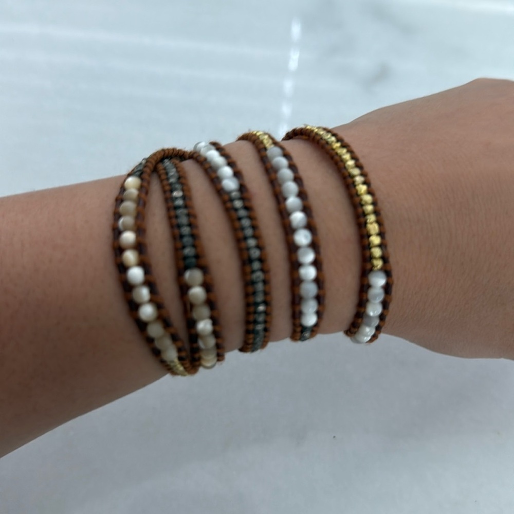 Chan Luu mix wrap bracelet